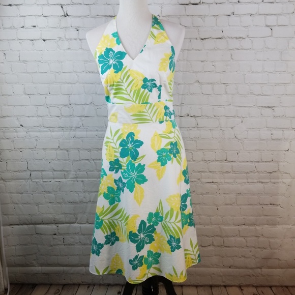 Ann Taylor Factory Dresses & Skirts - Ann Taylor Tropical Halter Dress